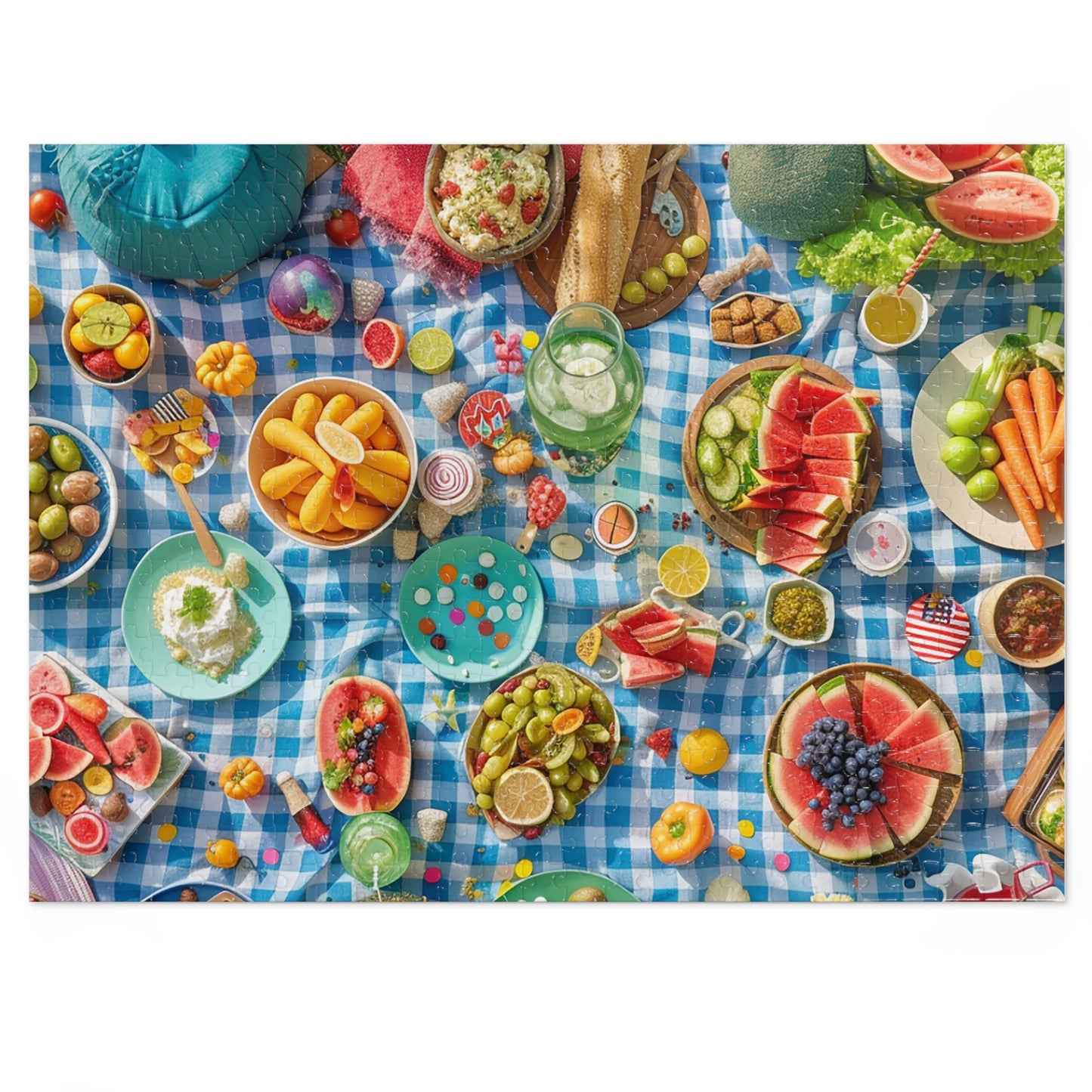 Summer Picnic  Jigsaw Puzzle (30, 110, 252, 500,1000-Piece)