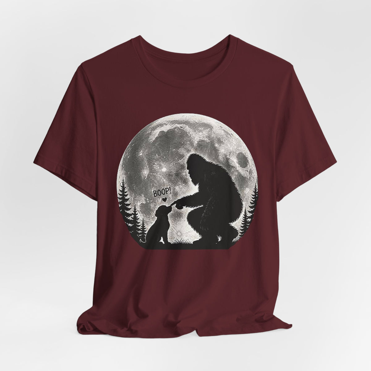 Bigfoot Boops Sweet Puppy Dog Unisex Jersey Short Sleeve Tee