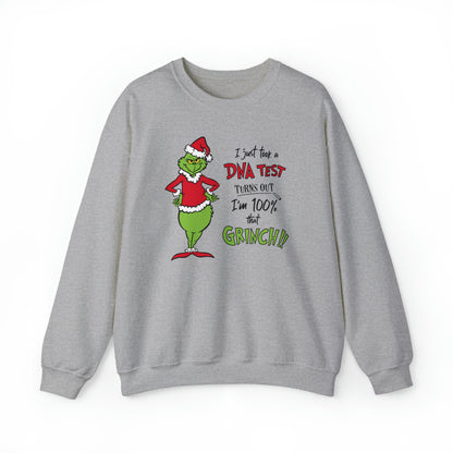 Grinch DNA Results  Unisex Heavy Blend™ Crewneck Sweatshirt