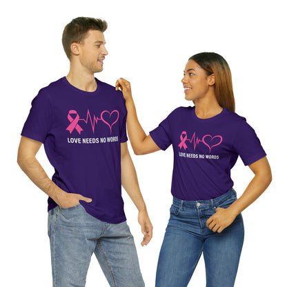 Breast Cancer Support Jersey Short Sleeve Tee