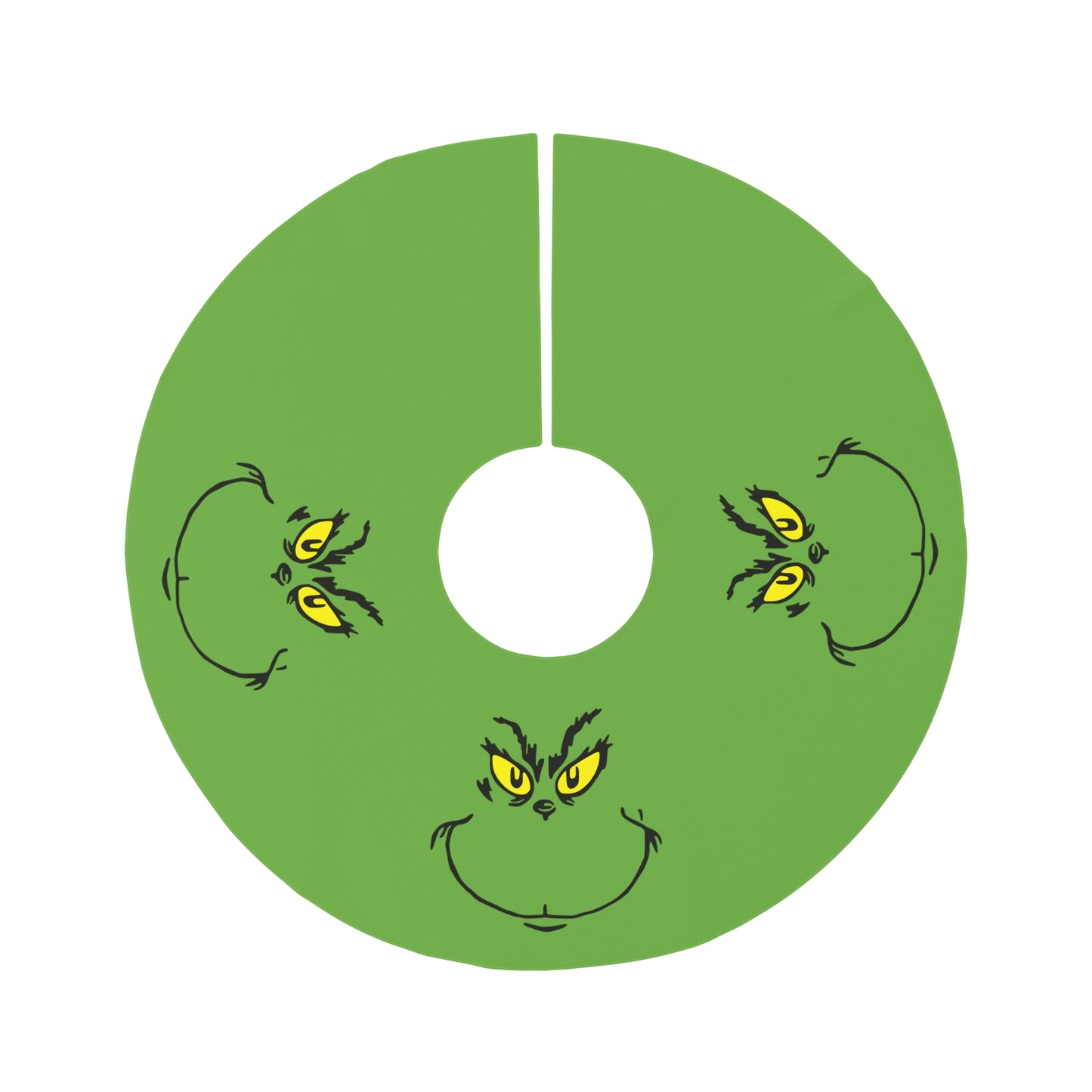 The Grinch  Round Tree Skirt