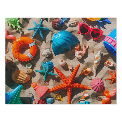 Beach Toys Jigsaw Puzzle (30, 110, 252, 500,1000-Piece)