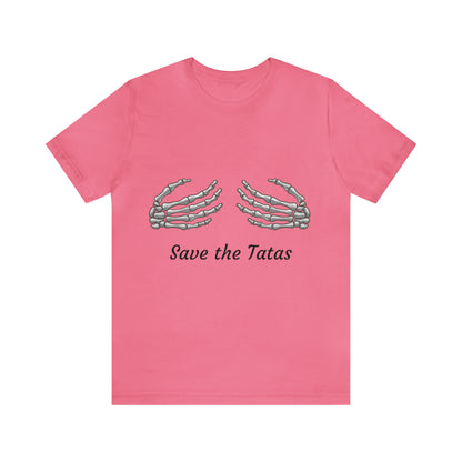 Save the Tatas  Breast Cancer Awareness  Jersey Short Sleeve Tee