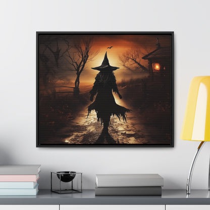 Halloween Witch Gallery Art Canvas Wraps, Horizontal Frame