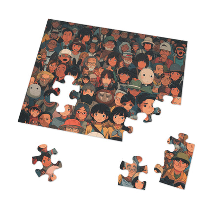 Anime Citizens  Jigsaw Puzzle (30, 110, 252, 500,1000-Piece)