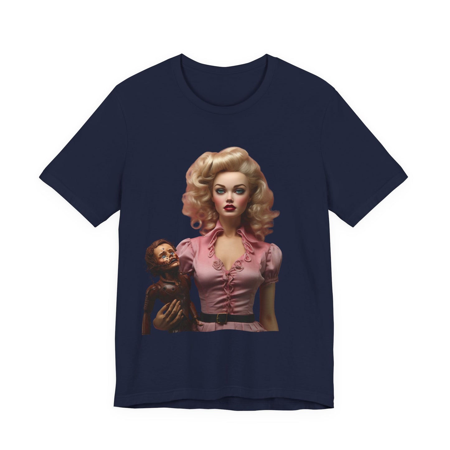 Bad Barbie Doll Unisex Jersey Short Sleeve Tee
