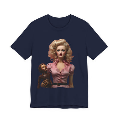 Bad Barbie Doll Unisex Jersey Short Sleeve Tee
