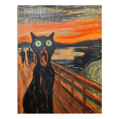 The Cat Scream Jigsaw Puzzle (30, 110, 252, 500,1000-Piece)