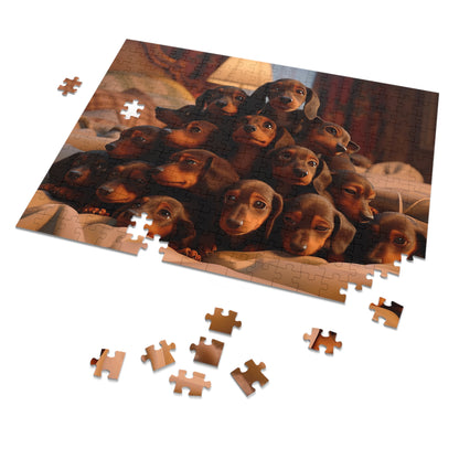 Pile o Puppies!  Jigsaw Puzzle (30, 110, 252, 500,1000-Piece)