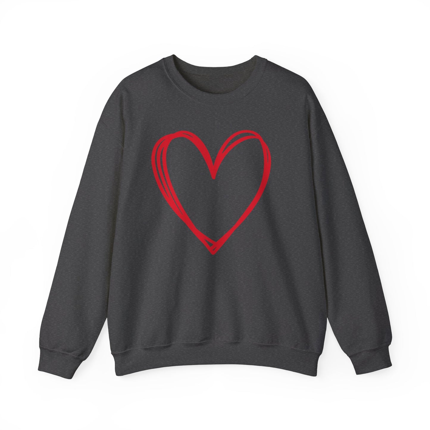 Hand-drawn Heart  Unisex Heavy Blend™ Crewneck Sweatshirt