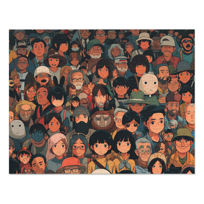 Anime Citizens  Jigsaw Puzzle (30, 110, 252, 500,1000-Piece)