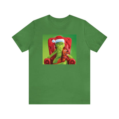 Mr Grinch and Max  Unisex Jersey Short Sleeve Tee