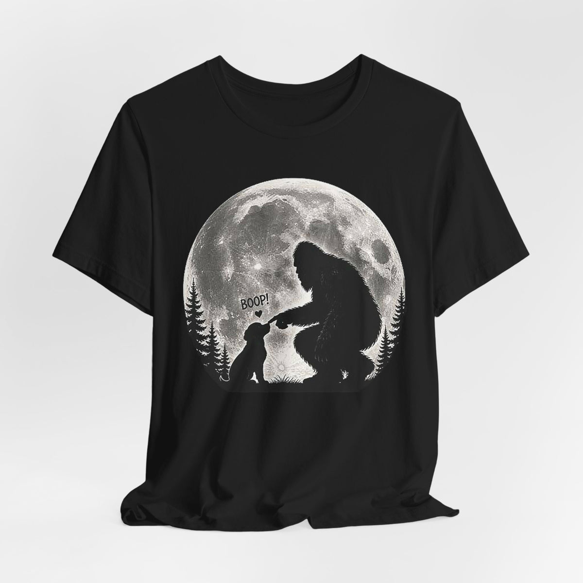 Bigfoot Boops Sweet Puppy Dog Unisex Jersey Short Sleeve Tee