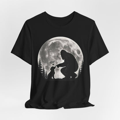 Bigfoot Boops Sweet Puppy Dog Unisex Jersey Short Sleeve Tee