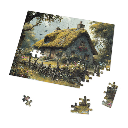 German Cottage  Jigsaw Puzzle (30, 110, 252, 500,1000-Piece)