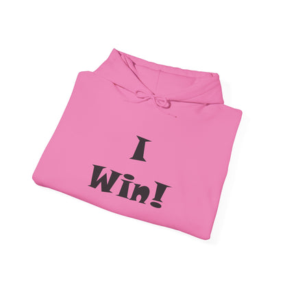 I Win! Unisex Heavy Blend™ Hooded Sweatshirt - Motivational Hoodie for Celebrations