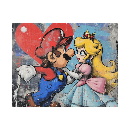 Mario and Princess Love Jigsaw Puzzle (30, 110, 252, 500,1000-Piece)