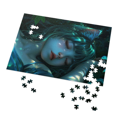 Anime Sleeping Girl  Jigsaw Puzzle (30, 110, 252, 500,1000-Piece)