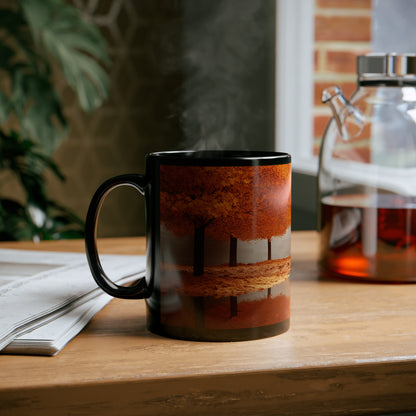 Autumn  Ai Weiwei Art   Black Mug