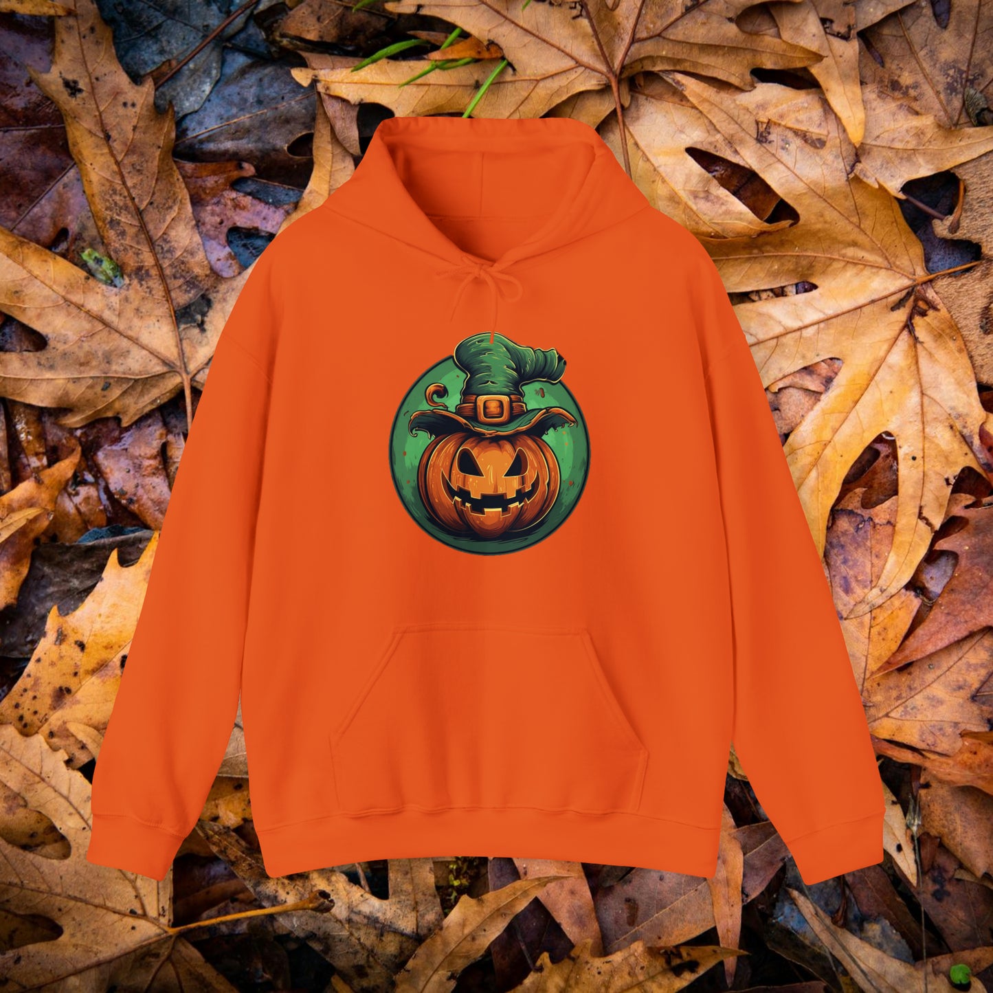 Pumpkin Head Hooded Sweatshirt