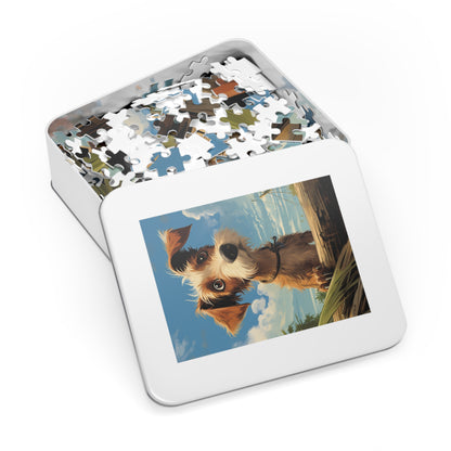 Cute Dog Looking For Home Jigsaw Puzzle (30, 110, 252, 500,1000-Piece)