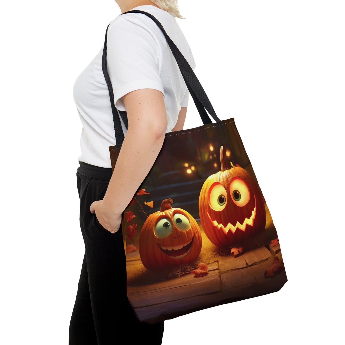 Pumpkin Halloween Trick or Treat Tote Bag (AOP)