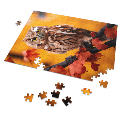 Autumn Owl Jigsaw Puzzle (30, 110, 252, 500,1000-Piece)