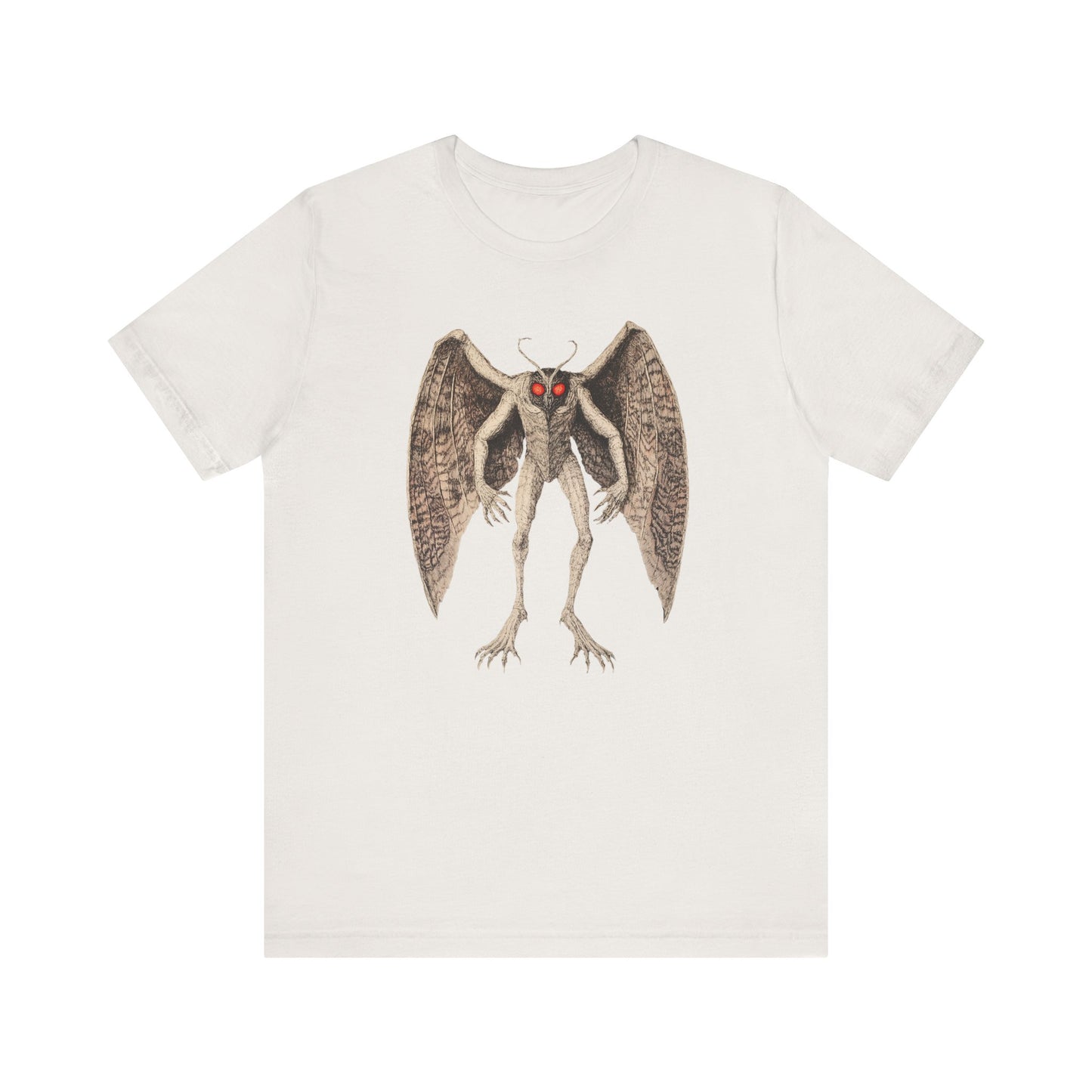 Mothman Unisex Jersey Tee - Paranormal Graphic T-Shirt