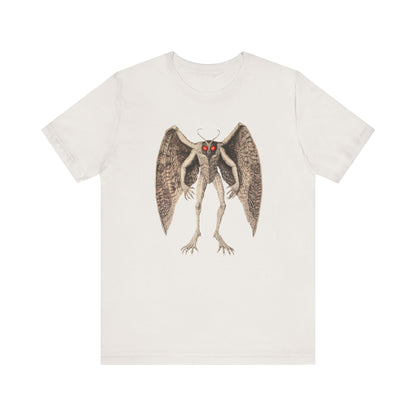 Mothman Unisex Jersey Tee - Paranormal Graphic T-Shirt