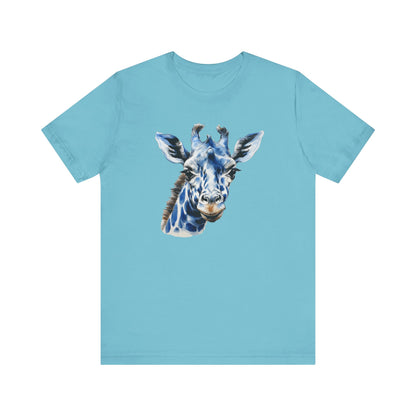 Blue Giraffe Unisex Jersey Short Sleeve Tee