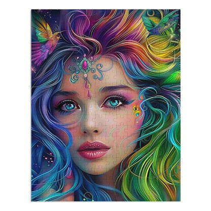 Hummingbird Princess Jigsaw Puzzle (30, 110, 252, 500,1000-Piece)