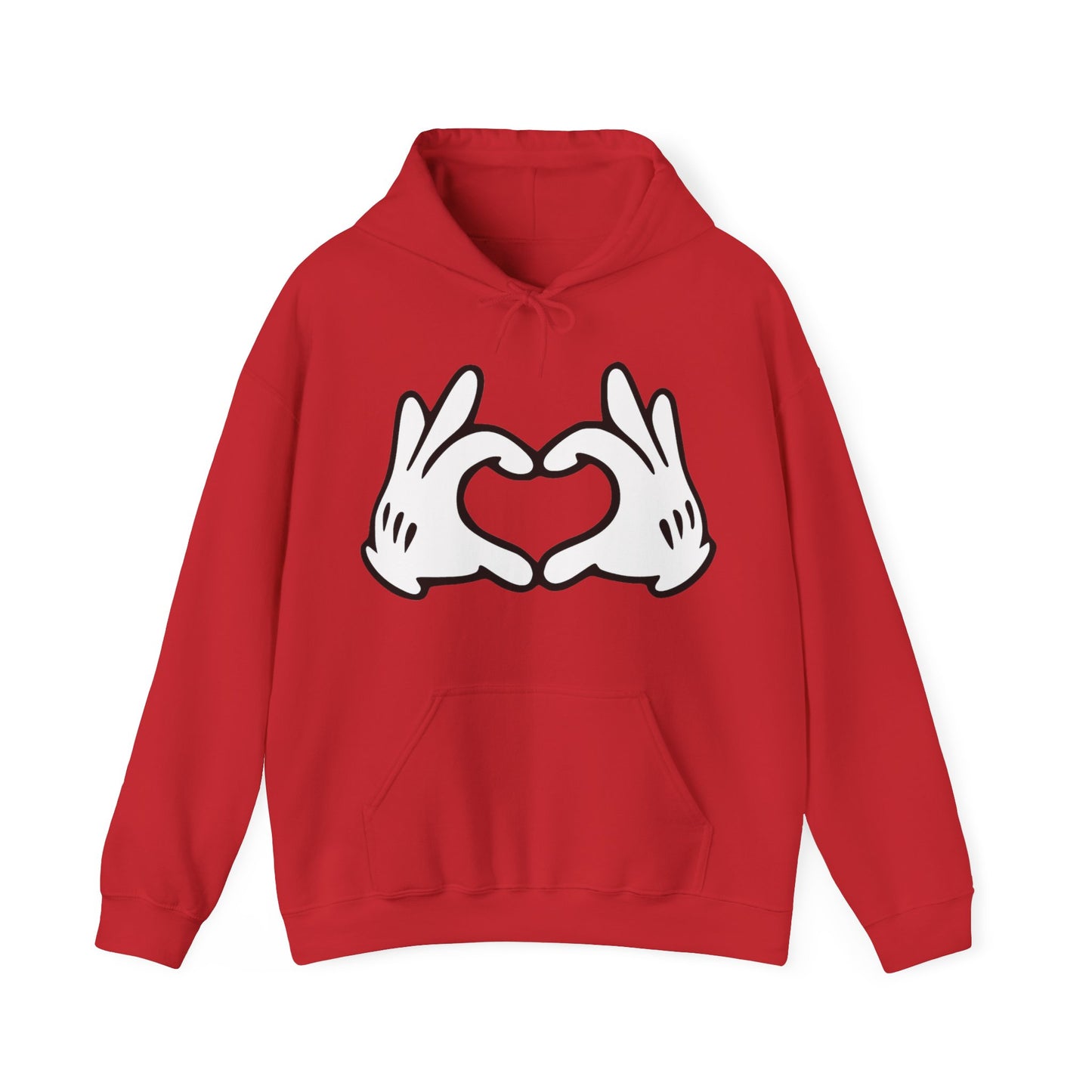 Mickey Mouse Heart Hands  Unisex Heavy Blend™ Hooded Sweatshirt