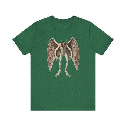 Mothman Unisex Jersey Tee - Paranormal Graphic T-Shirt