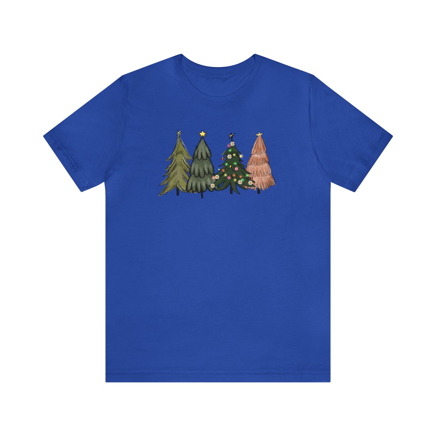 Christmas Tree Short Sleeve Tshirt Christmas Tee