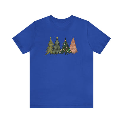 Christmas Tree Short Sleeve Tshirt Christmas Tee