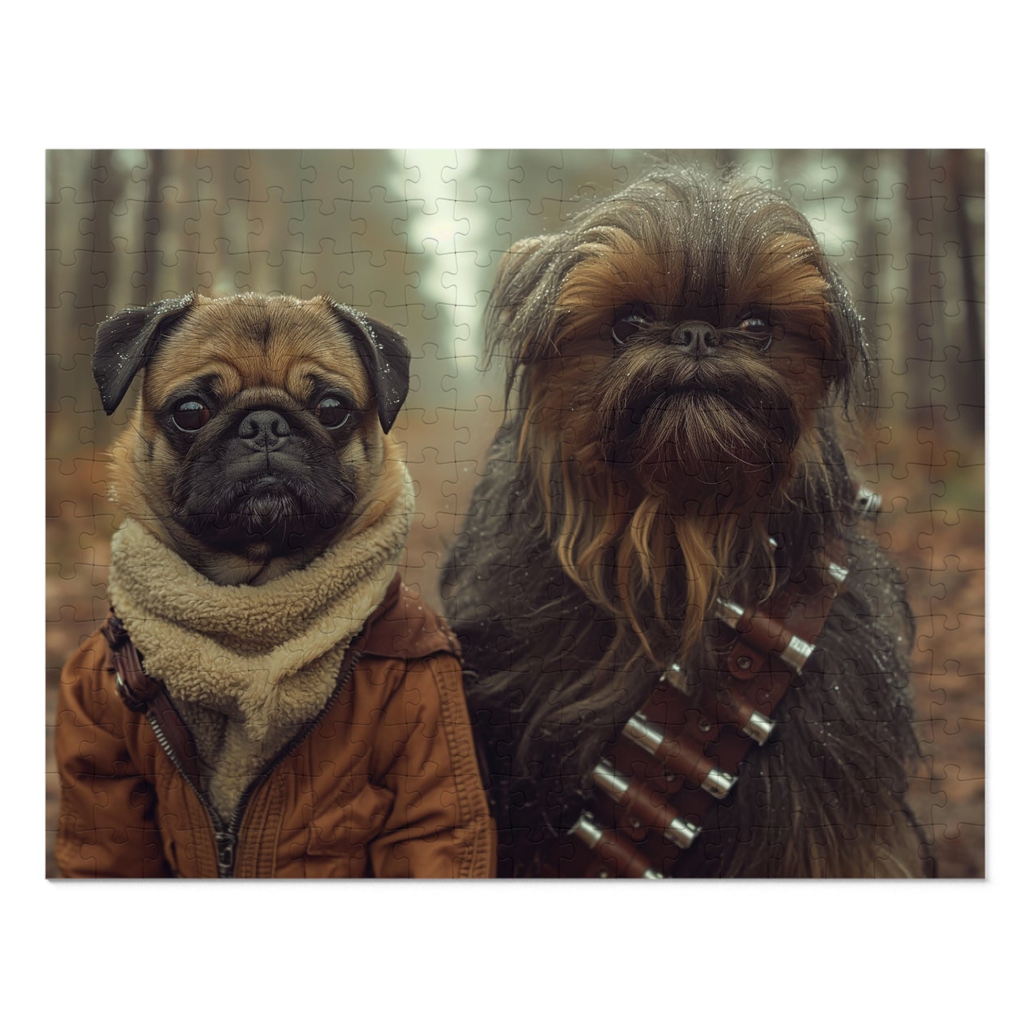 Dog Wars with Hans and Chewy Jigsaw Puzzle (30, 110, 252, 500,1000-Piece)