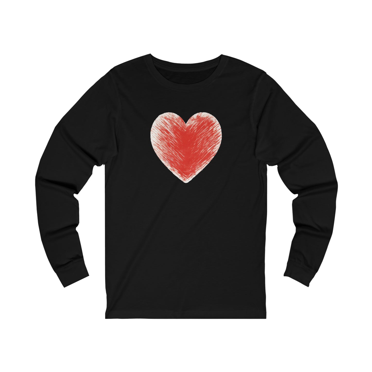 Color My Heart  Unisex Jersey Long Sleeve Tee