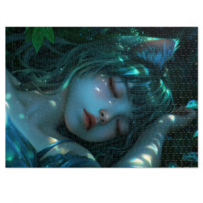 Anime Sleeping Girl  Jigsaw Puzzle (30, 110, 252, 500,1000-Piece)