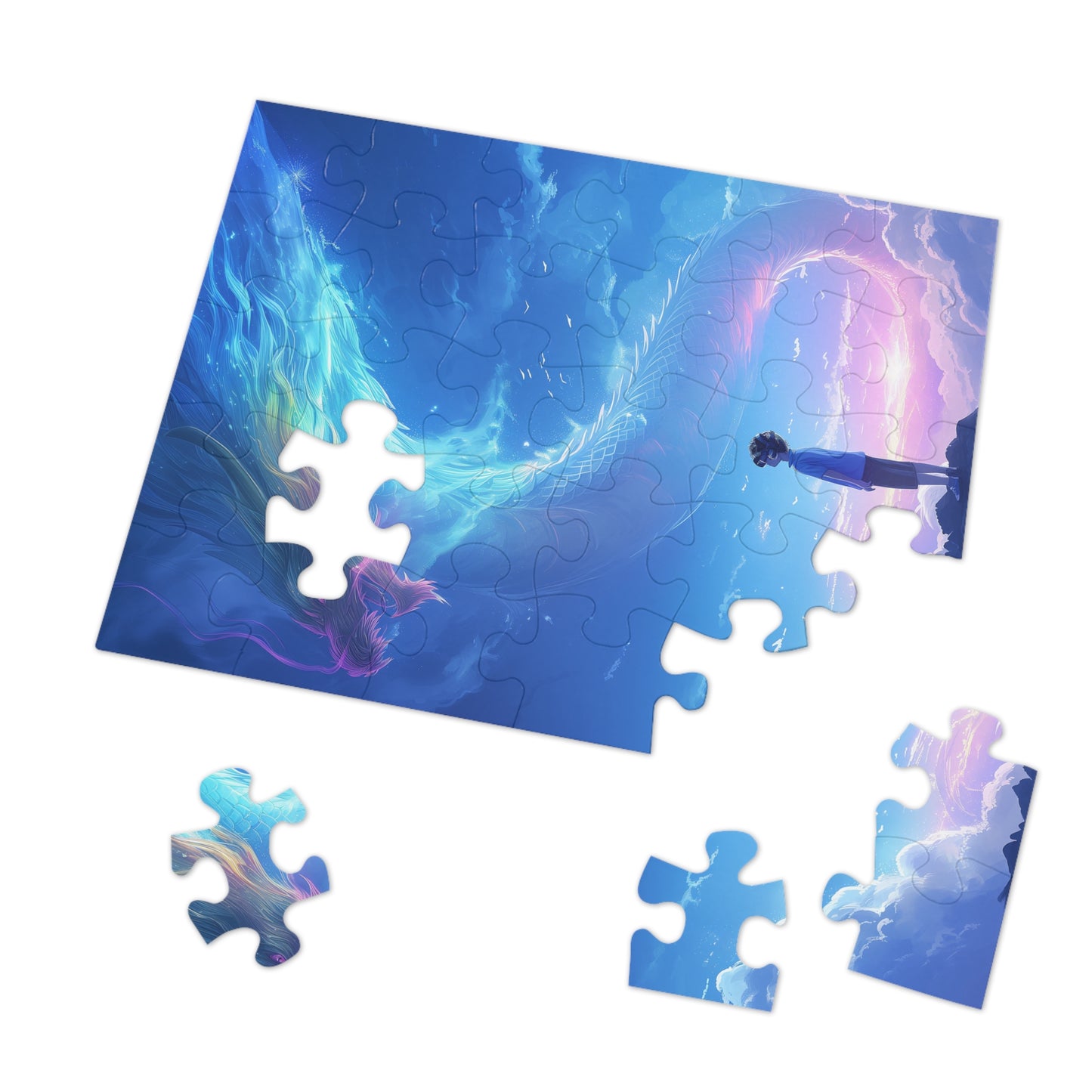 Dragon in the Sky  Jigsaw Puzzle (30, 110, 252, 500,1000-Piece)