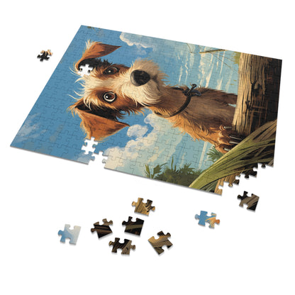 Cute Dog Looking For Home Jigsaw Puzzle (30, 110, 252, 500,1000-Piece)