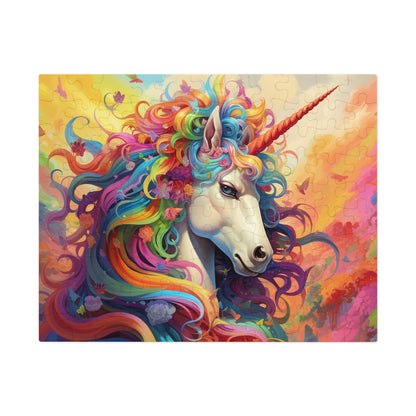 Colorful Unicorn  Jigsaw Puzzle (30, 110, 252, 500,1000-Piece)