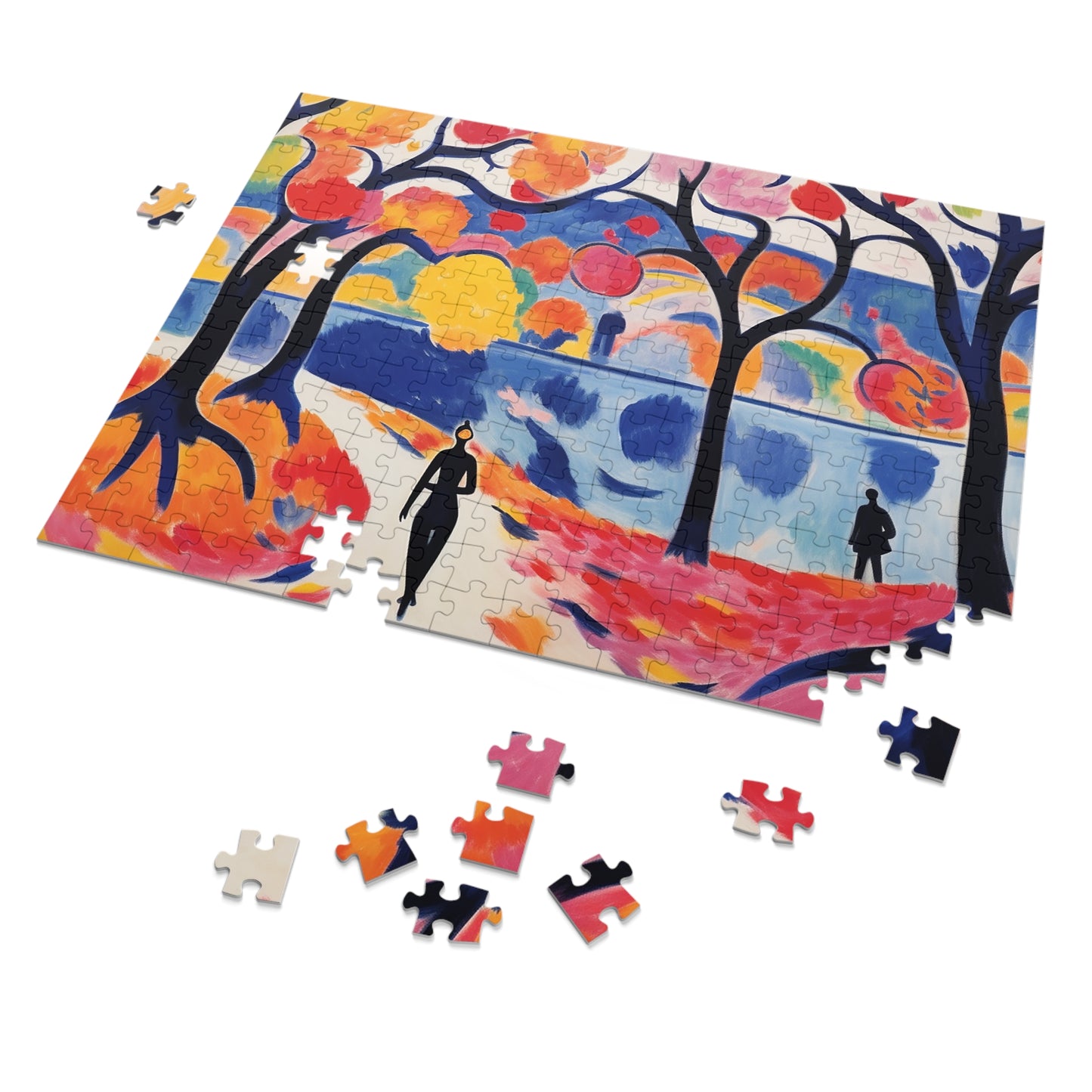 Beautiful Autumn Scene Jigsaw Puzzle (30, 110, 252, 500,1000-Piece)