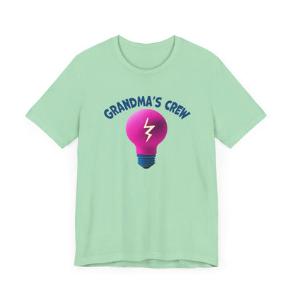 Grandma's Crew  Unisex Jersey Tee - Fun Gift for Grandparents