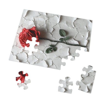 Paper Rose Jigsaw Puzzle (30, 110, 252, 500,1000-Piece)