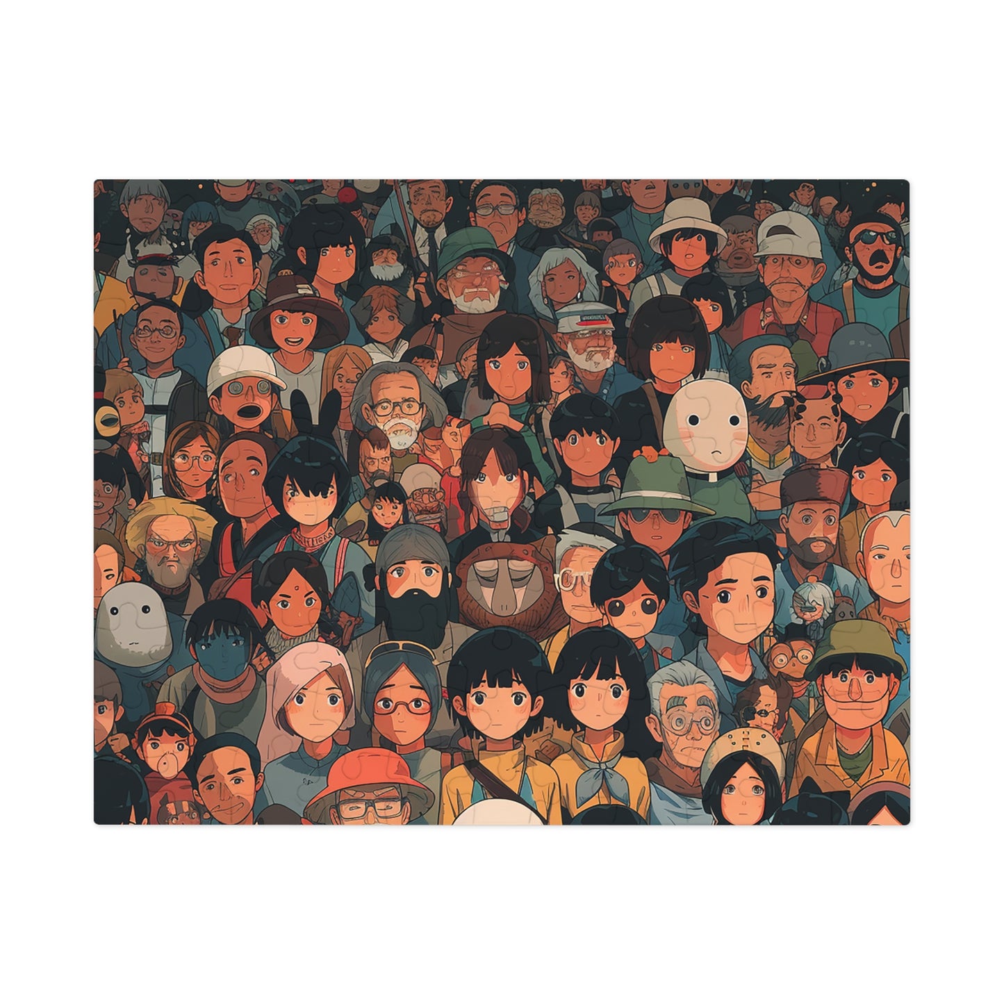 Anime Citizens  Jigsaw Puzzle (30, 110, 252, 500,1000-Piece)