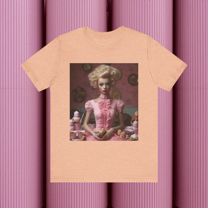 Creepy Barbie Doll Unisex Jersey Short Sleeve Tee