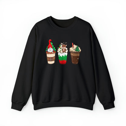 Christmas Coffee Sweatshirt Christmas Sweatshirt Coffee Lover Shirt Coffee Lover Christmas Gift Crewneck Sweatshirt