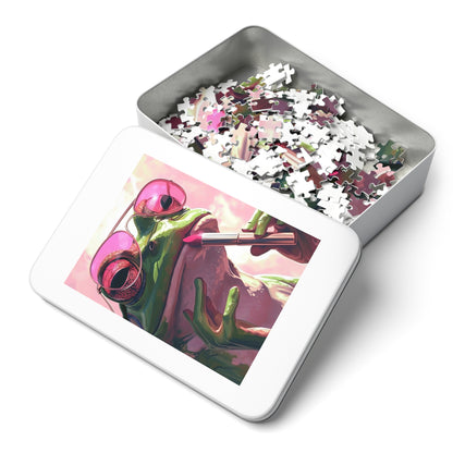 Diva Frog  Jigsaw Puzzle (30, 110, 252, 500,1000-Piece)