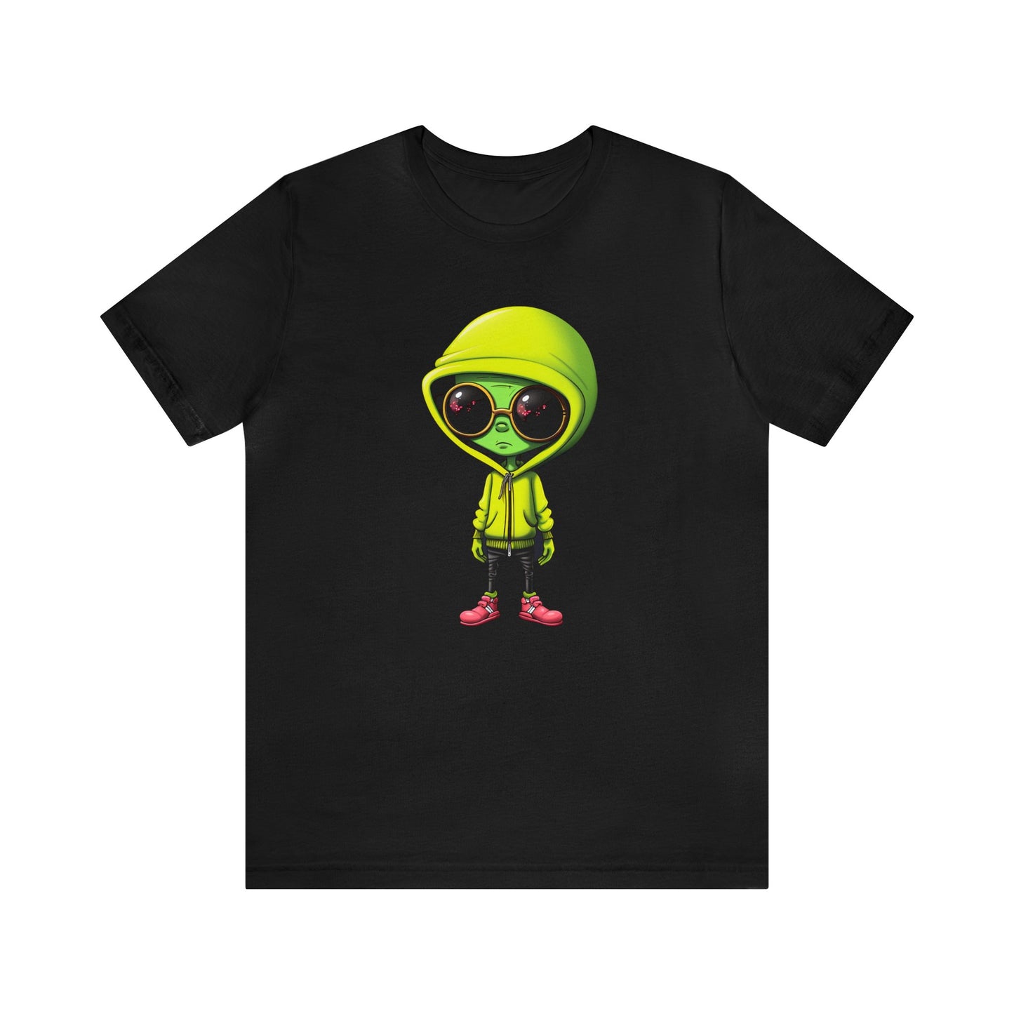 Hip Hop Alien Unisex Jersey Short Sleeve Tee