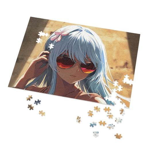 Sexy Anime Girl  Jigsaw Puzzle (30, 110, 252, 500,1000-Piece)